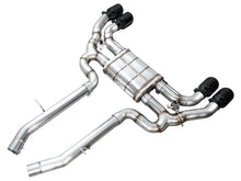 Load image into Gallery viewer, AWE Tuning 20-25 BMW X3 M/M Comp (F97) AWD SwitchPath Axle-Back Exhaust - Diamond Black Tips - Additional View 11