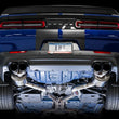 Load image into Gallery viewer, AWE Tuning 2015+ Dodge Challenger 6.4L/6.2L Non-Resonated Touring Edition Exhaust - Quad Black Tips - Side View