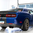 Load image into Gallery viewer, AWE Tuning 2015+ Dodge Challenger 6.4L/6.2L SC Track Edition Exhaust - Quad Diamond Black Tips - Back View
