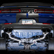 Load image into Gallery viewer, AWE Tuning 2015+ Dodge Challenger 6.4L/6.2L SC Track Edition Exhaust - Quad Diamond Black Tips - Installation View