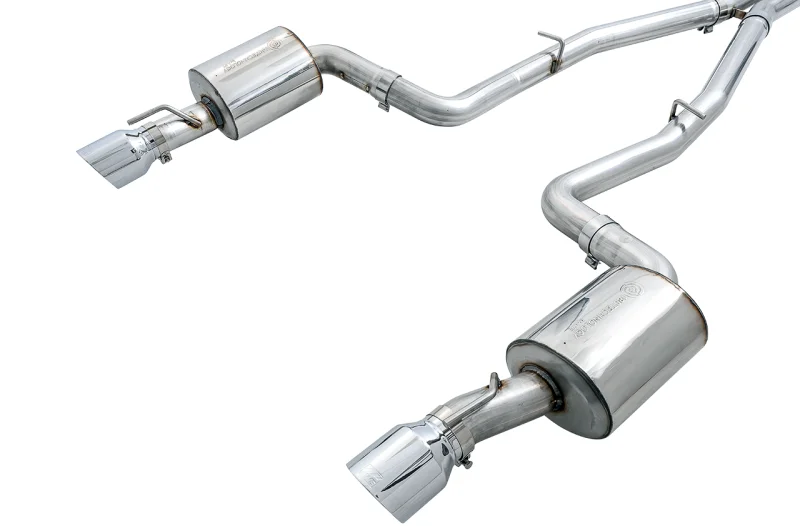 AWE Tuning 2015+ Dodge Charger 6.4L/6.2L SC Non-Resonated Touring Edition Exhaust - Silver Tips - Additional View 9