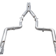 Load image into Gallery viewer, AWE Tuning 2015+ Dodge Charger 6.4L/6.2L Supercharged Track Edition Exhaust - Chrome Silver Tips - Main Product View