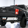 Load image into Gallery viewer, AWE Tuning 2015+ Ford F-150 0FG Single Exit Performance Exhaust System w/4.5in Chrome Silver Tips - Back View