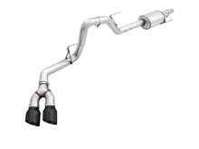 Load image into Gallery viewer, AWE Tuning 2015+ Ford F-150 0FG Single Exit Performance Exhaust System w/4.5in Diamond Black Tips - Main Product View