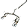 Load image into Gallery viewer, AWE Tuning 2015+ Subaru WRX VA Sedan Touring Edition Exhaust - Chrome Silver Tips (102mm) - Main Product View