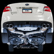 Load image into Gallery viewer, AWE Tuning 2015+ Subaru WRX VA Sedan Touring Edition Exhaust - Chrome Silver Tips (102mm) - Side View