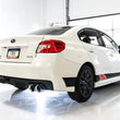 Load image into Gallery viewer, AWE Tuning 2015+ Subaru WRX VA Sedan Touring Edition Exhaust - Chrome Silver Tips (102mm) - Back View