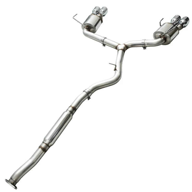 AWE Tuning 2015+ Subaru WRX VA Sedan Touring Edition Exhaust - Chrome Silver Tips (102mm) - Additional View 6