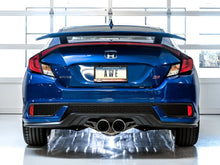 Load image into Gallery viewer, AWE Tuning 2016+ Honda Civic Si Touring Edition Exhaust w/Front Pipe &amp; Dual Chrome Silver Tips - Installation View