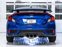 Load image into Gallery viewer, AWE Tuning 2016+ Honda Civic Si Touring Edition Exhaust w/Front Pipe &amp; Triple Chrome Silver Tips - Side View