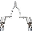Load image into Gallery viewer, AWE Tuning 2017+ Challenger 5.7L Touring Edition Exhaust - Non-Resonated - Chrome Silver Quad Tips - Main Product View