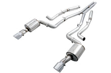 Load image into Gallery viewer, AWE Tuning 2017+ Dodge Charger 5.7L Touring Edition Exhaust - Non-Resonated - Chrome Silver Tips - Main Product View