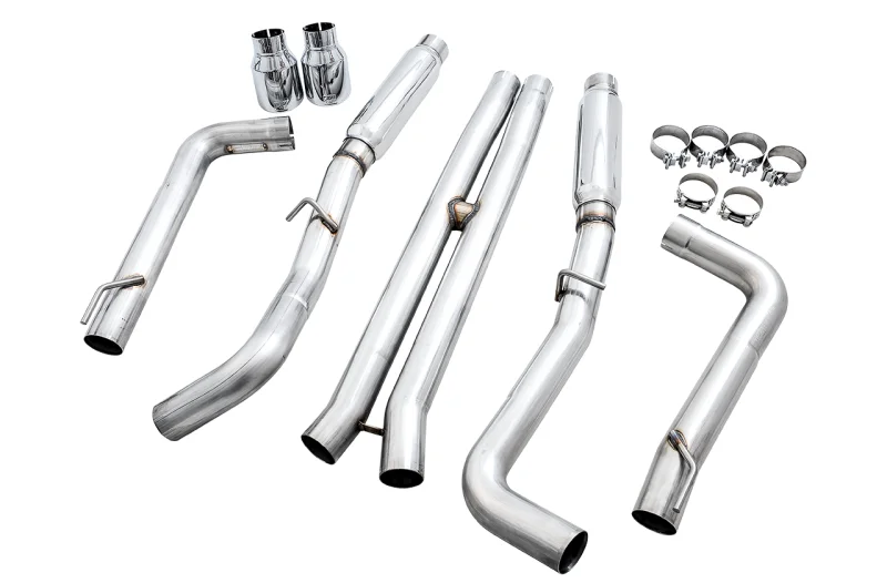 AWE Tuning 2017+ Dodge Charger 5.7L Track Edition Exhaust - Chrome Silver Tips - Additional View 7