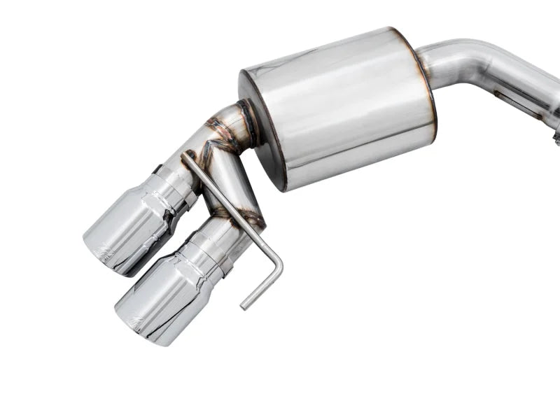 AWE Tuning 2018+ Ford Mustang GT (S550) Cat-back Exhaust - Touring Edition (Quad Chrome Silver Tips) - Additional View 7