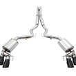 Load image into Gallery viewer, AWE Tuning 2018+ Ford Mustang GT (S550) Cat-back Exhaust - Touring Edition (Quad Diamond Black Tips) - Additional View 7
