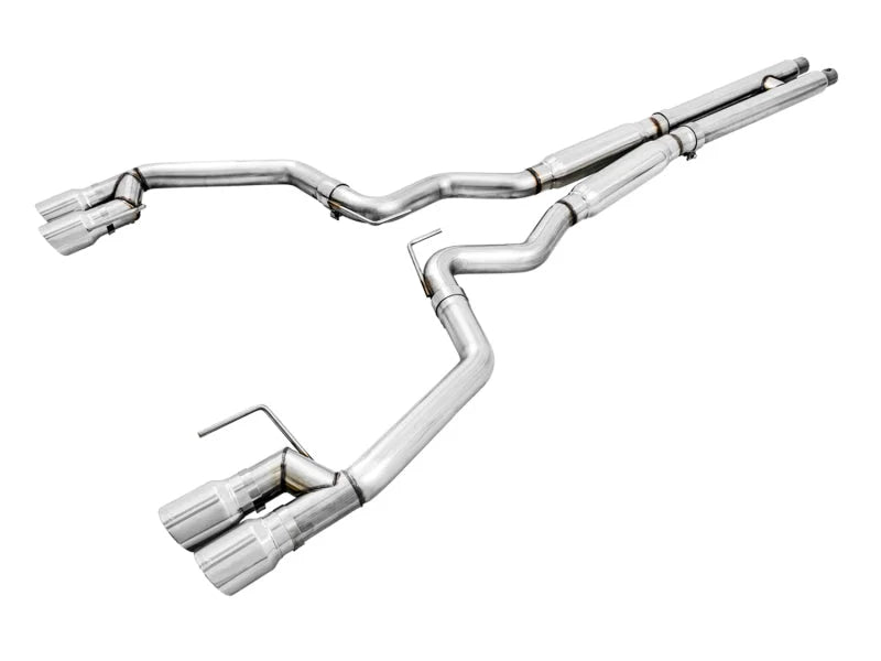 AWE Tuning Cat-back Exhaust - Track Edition (Quad Chrome Silver Tips)...