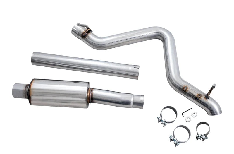 AWE Tuning 2018+ Jeep Wrangler JL/JLU 2.0T Trail Edition Cat-Back Exhaust - Installation View