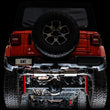 Load image into Gallery viewer, AWE Tuning 2018+ Jeep Wrangler JL/JLU Tread Edition Axle-Back Dual Exhaust - Diamond Black Tips - Back View