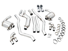 Load image into Gallery viewer, AWE Tuning 2019+ BMW M340i (G20) Non-Resonated Touring Edition Exhaust - Quad Chrome Silver Tips - Additional View 8
