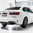 Load image into Gallery viewer, AWE Tuning 2019+ BMW M340i (G20) Non-Resonated Touring Edition Exhaust - Quad Diamond Black Tips - Side View