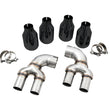 Load image into Gallery viewer, AWE Tuning 2019+ BMW M340i (G20) OE-Config-To-Quad Tip Conversion Kit - Diamond Black Tip