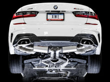 Load image into Gallery viewer, AWE Tuning 2019+ BMW M340i (G20) Resonated Touring Edition Exhaust (Use OE Tips) - Side View