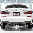 Load image into Gallery viewer, AWE Tuning 2019+ BMW M340i (G20) Resonated Touring Edition Exhaust - Quad Chrome Silver Tips - Installation View