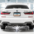 Load image into Gallery viewer, AWE Tuning 2019+ BMW M340i (G20) Resonated Touring Edition Exhaust - Quad Diamond Black Tips - Side View