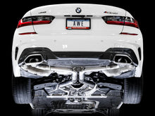 Load image into Gallery viewer, AWE Tuning 2019+ BMW M340i (G20) Track Edition Exhaust (Use OE Tips) - Side View