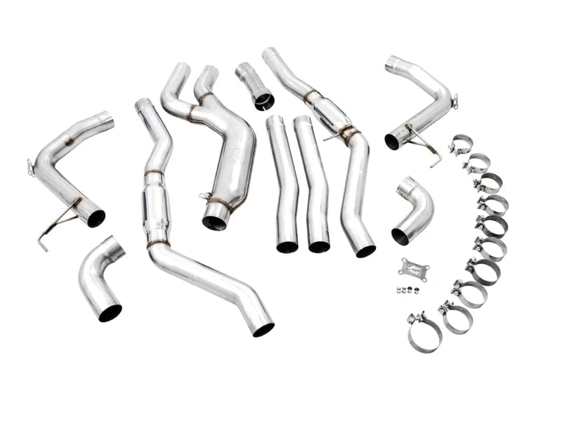 AWE Tuning 2019+ BMW M340i (G20) Track Edition Exhaust (Use OE Tips) - Back View