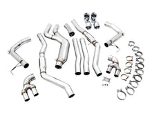 Load image into Gallery viewer, AWE Tuning 2019+ BMW M340i (G20) Track Edition Exhaust - Quad Chrome Silver Tips - Additional View 6