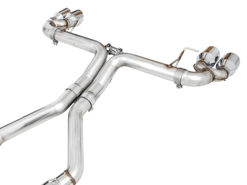 AWE Tuning 2019+ BMW M340i (G20) Track Edition Exhaust - Quad Chrome Silver Tips - Additional View 9