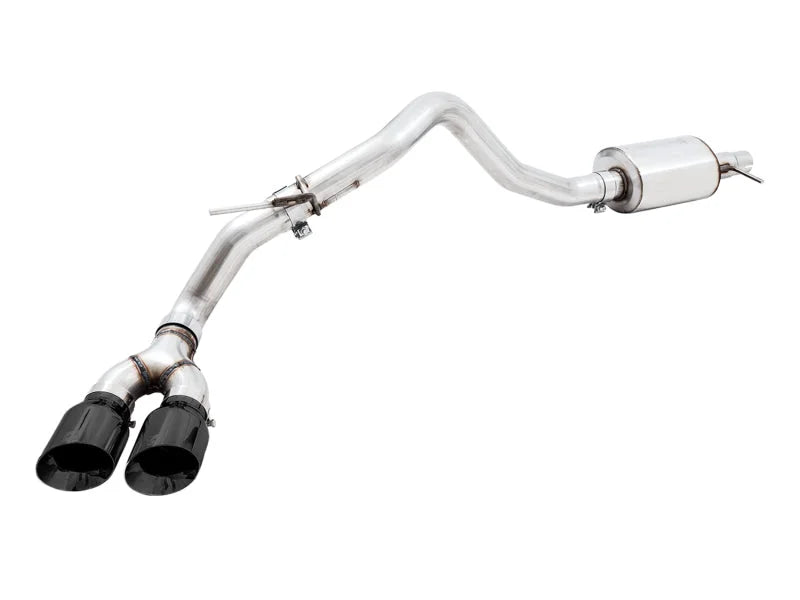 AWE Tuning 2019+ Ford Ranger 0FG Performance Exhaust System w/Diamond Black Tips & Rock Guard - Main Product View