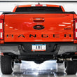 Load image into Gallery viewer, AWE Tuning 2019+ Ford Ranger 0FG Performance Exhaust System w/Diamond Black Tips &amp; Rock Guard - Back View