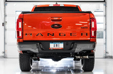 Load image into Gallery viewer, AWE Tuning 2019+ Ford Ranger 0FG Performance Exhaust System w/Diamond Black Tips &amp; Rock Guard - Back View