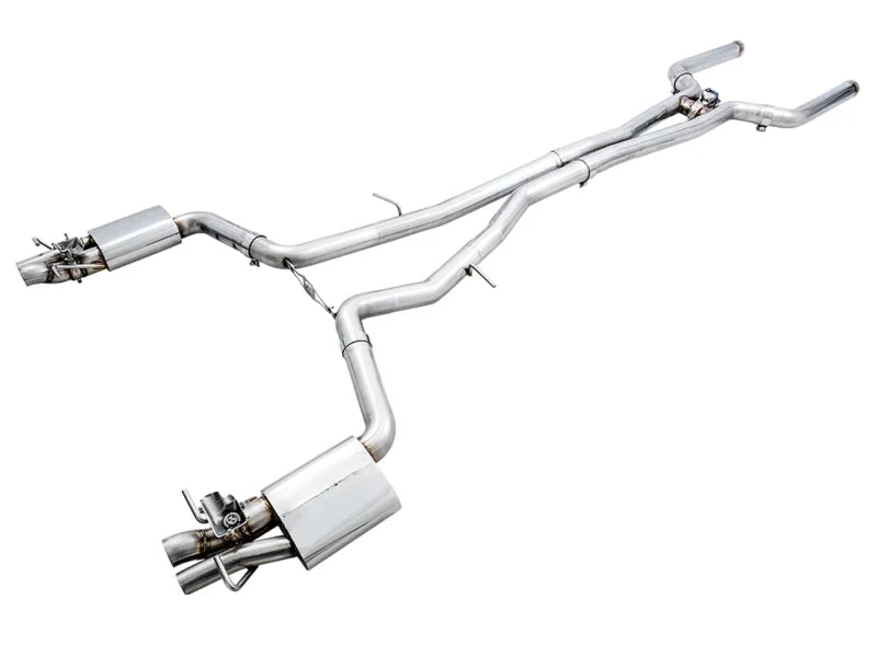 AWE Tuning 2019+ Mercedes-Benz C63 AMG Coupe (W205) SwitchPath Cat-Back Exhaust - No Tips - Main Product View