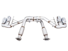 Load image into Gallery viewer, AWE Tuning 2020 Chevrolet Corvette (C8) Track Edition Exhaust - Quad Chrome Silver Tips - Additional View 8