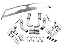 Load image into Gallery viewer, AWE Tuning 2020 Chevrolet Corvette (C8) Track Edition Exhaust - Quad Chrome Silver Tips - Additional View 9
