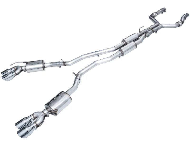 AWE Tuning 2020+ Ford Explorer ST Touring Edition Exhaust w/ Chrome Silver Tips - Main Product View
