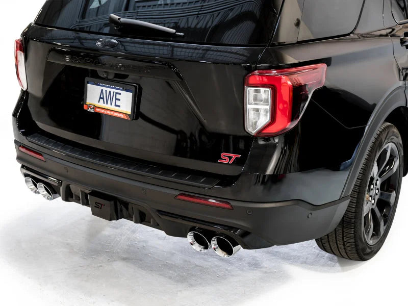 AWE Tuning 2020+ Ford Explorer ST Touring Edition Exhaust w/ Chrome Silver Tips - Additional View 6