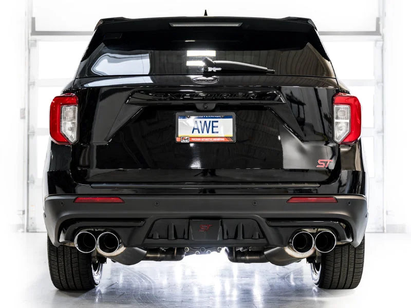 AWE Tuning 2020+ Ford Explorer ST Touring Edition Exhaust w/ Chrome Silver Tips - Additional View 9