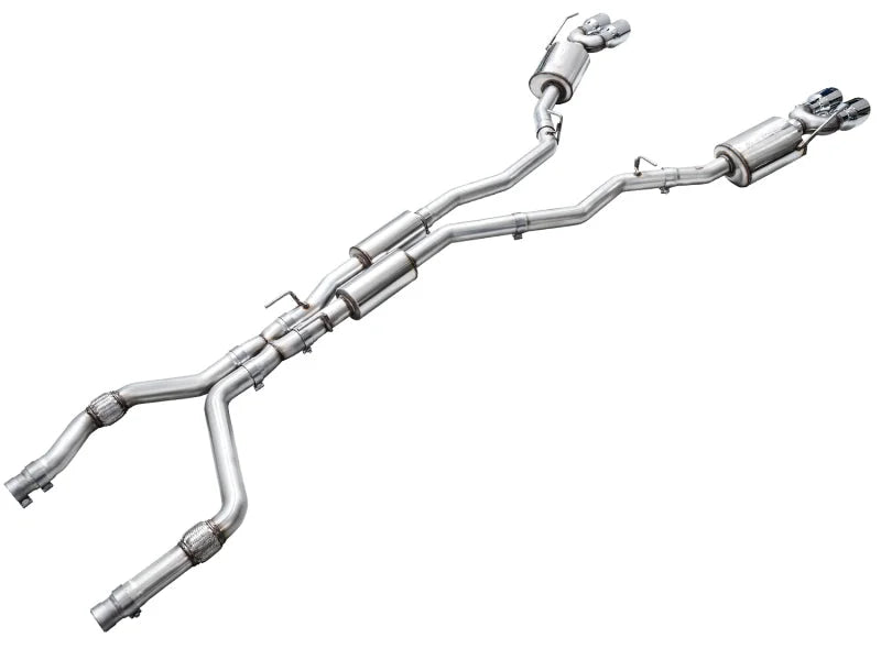 AWE Tuning 2020+ Ford Explorer ST Touring Edition Exhaust w/ Chrome Silver Tips - Additional View 14