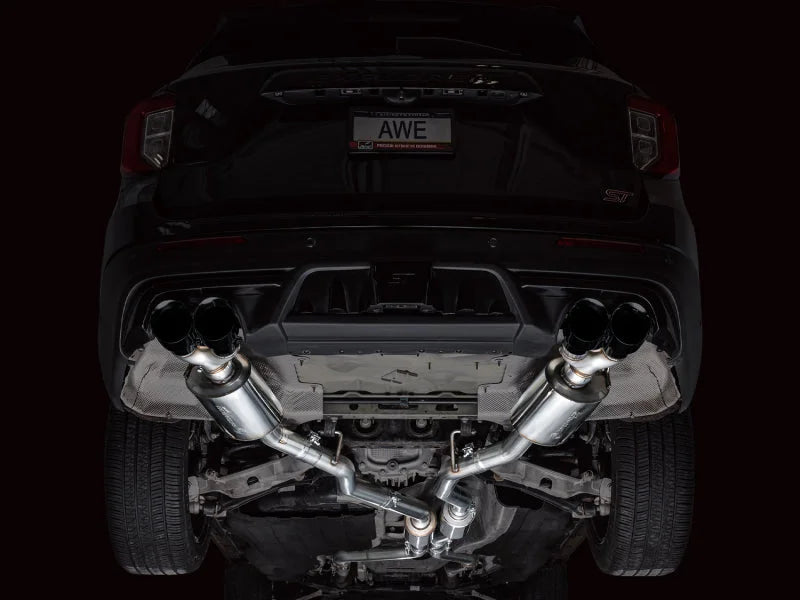 AWE Tuning 2020+ Ford Explorer ST Touring Edition Exhaust w/ Diamond Black Tips - Additional View 8