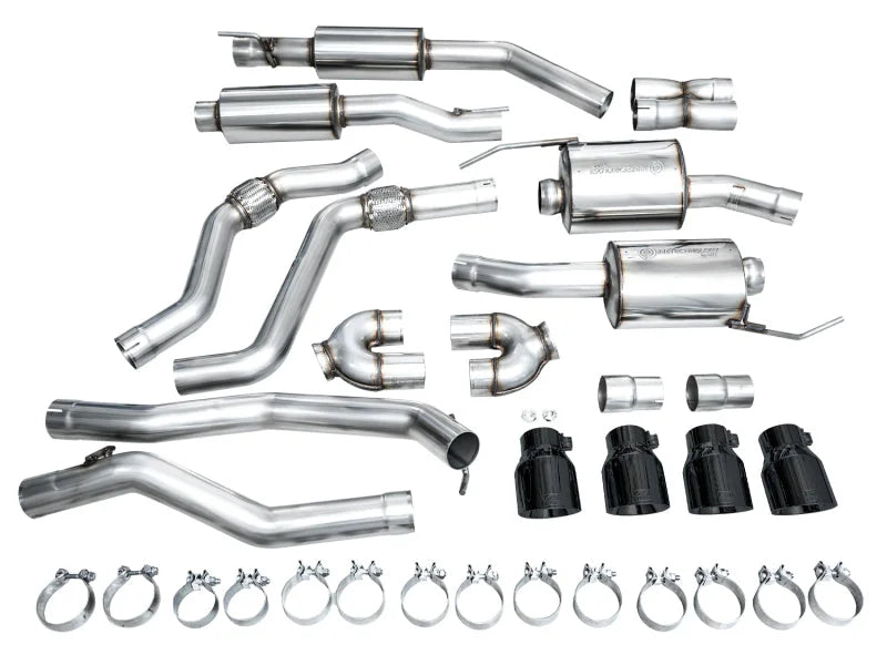 AWE Tuning 2020+ Ford Explorer ST Touring Edition Exhaust w/ Diamond Black Tips - Additional View 14