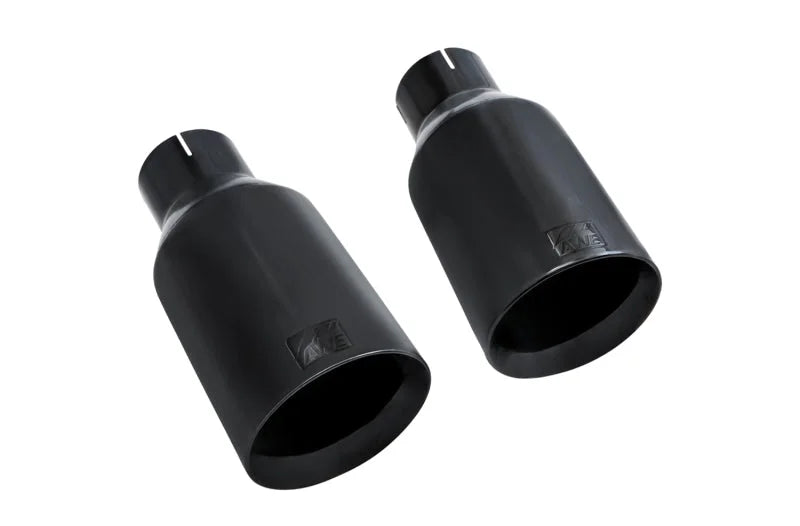 AWE Tuning 2020+ Jeep Gladiator 3.6L Trail-to-Tread (Dual Exhaust) Conversion Kit w/Diamond Blk Tips - Side View