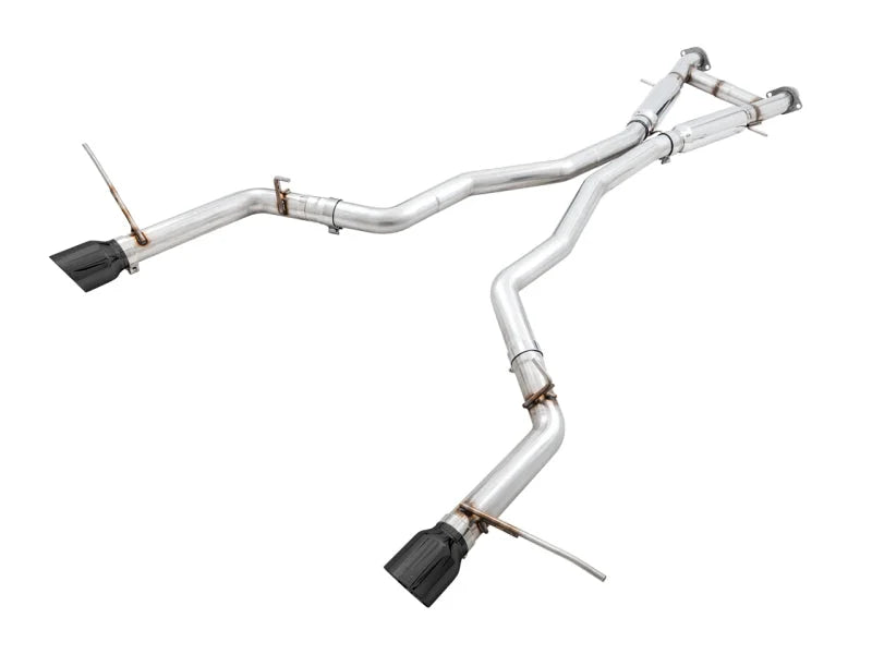 AWE Tuning 2020 Jeep Grand Cherokee SRT Track Edition Exhaust - Diamond Black Tips - Main Product View
