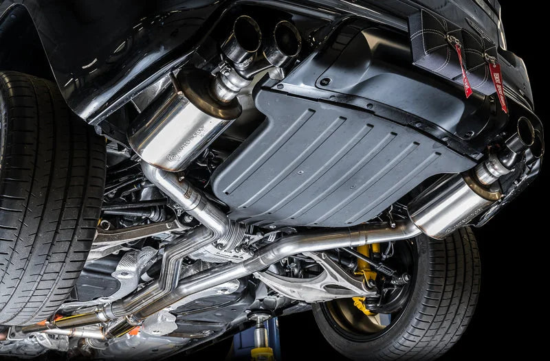 AWE Tuning 2020 Jeep Grand Cherokee SRT/Trackhawk Touring Edition Exhaust - Use w/Stock Tips - Installation View