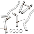 Load image into Gallery viewer, AWE Tuning 2020 Jeep Grand Cherokee SRT/Trackhawk Track Edition Exhaust - Use w/Stock Tips - Additional View 7