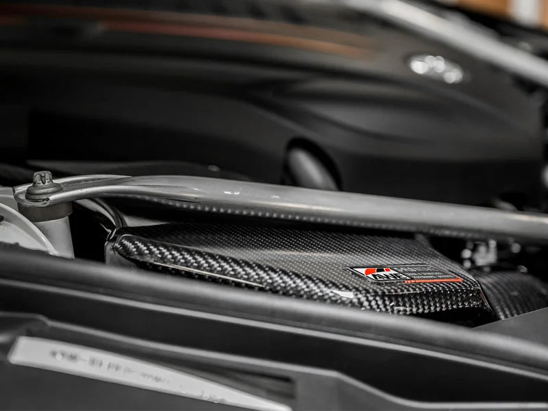 AWE Tuning 2020+ Toyota GR Supra S-FLO Carbon Intake Lid - Side View