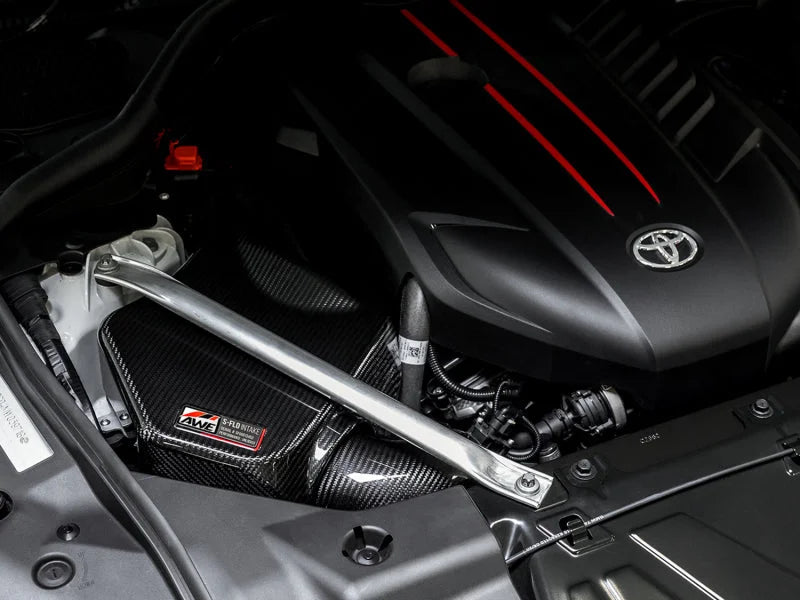 AWE Tuning 2020+ Toyota GR Supra S-FLO Carbon Intake Lid - Additional View 5
